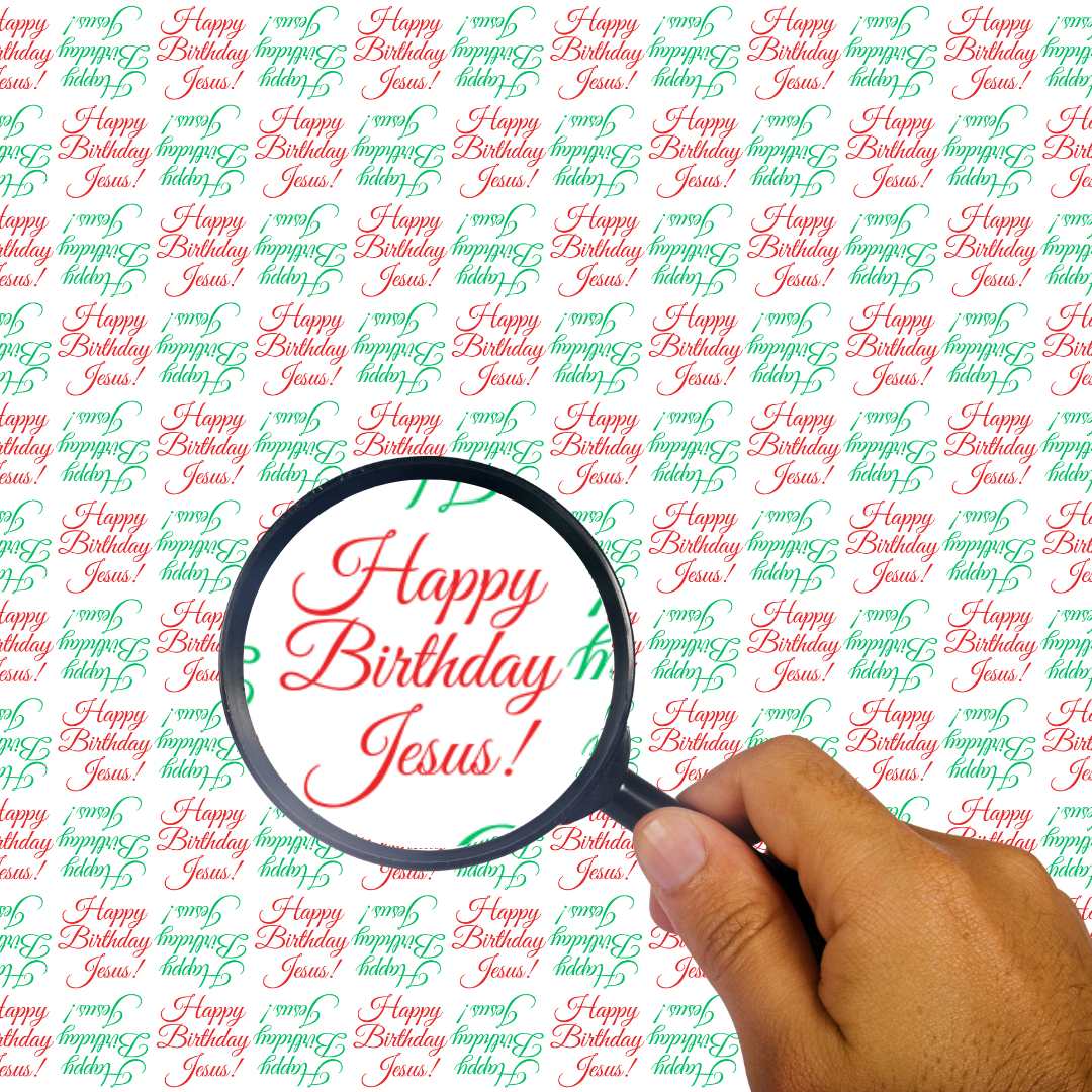 Happy Birthday Jesus Wrapping Paper