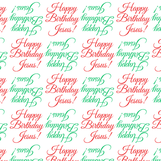 Happy Birthday Jesus Wrapping Paper