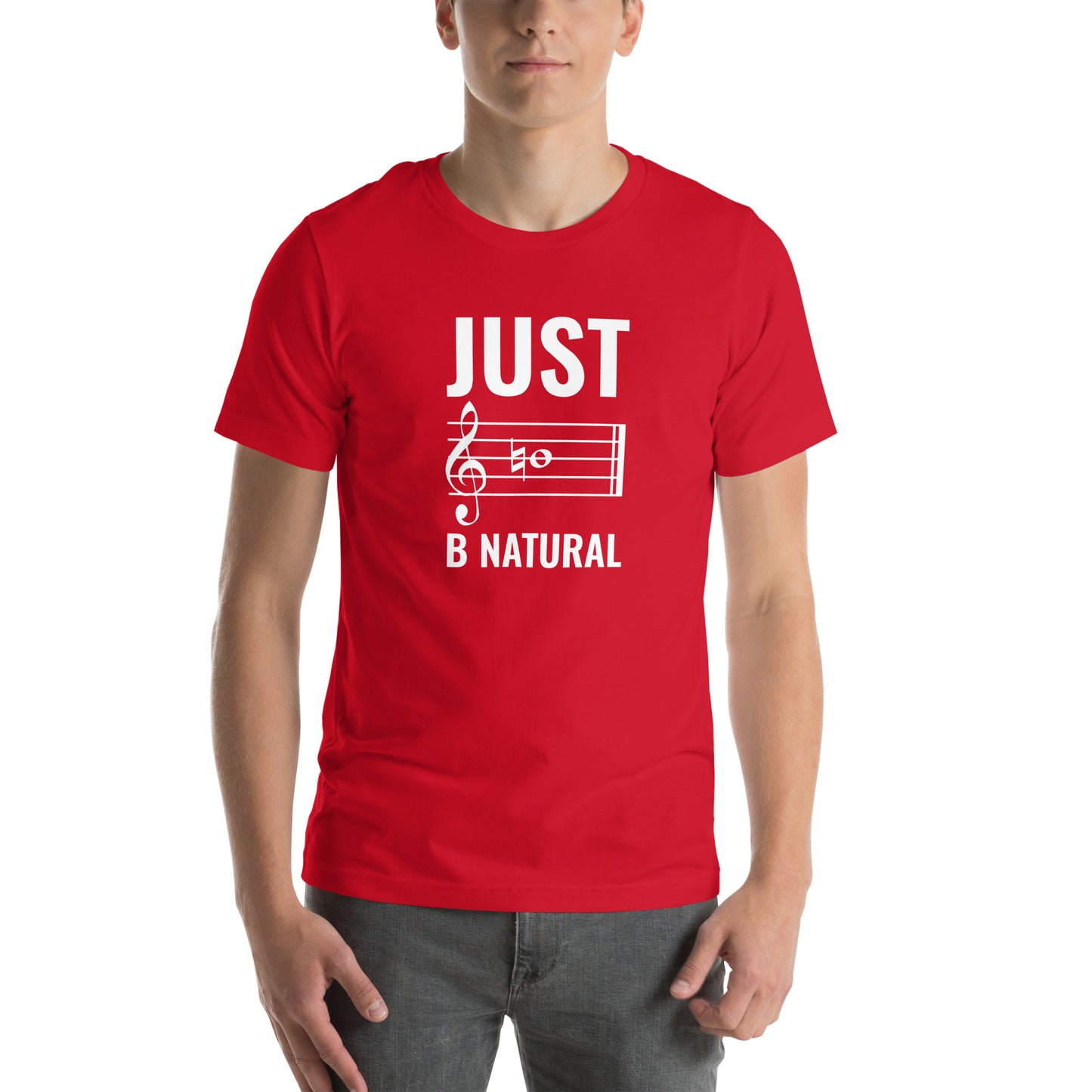 "JUST B NATURAL" Unisex t-shirt