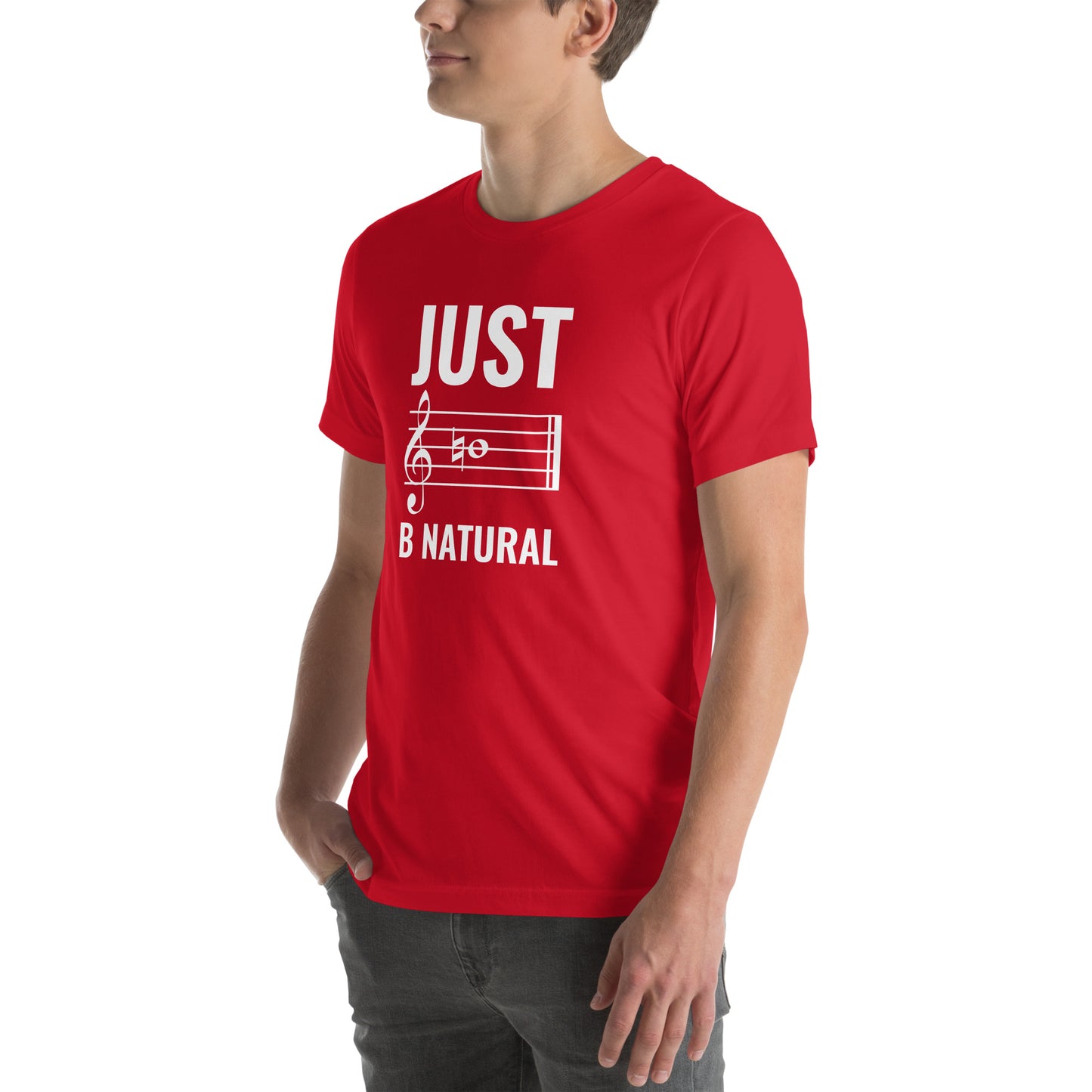 "JUST B NATURAL" Unisex t-shirt